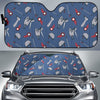 Equestrian Equipment Background Car Sun Shade For Windshield