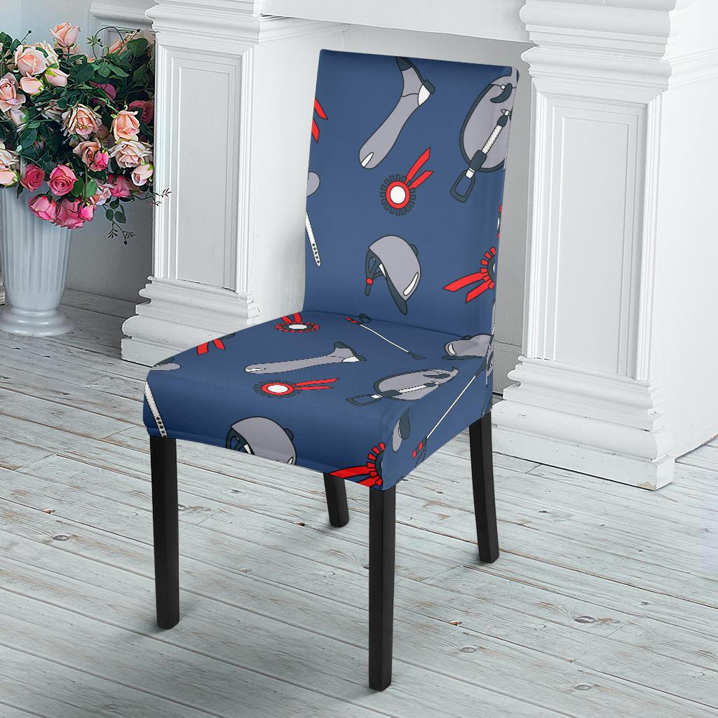 Equestrian Equipment Background Dinning Chair Slipper-JTAMIGO.COM