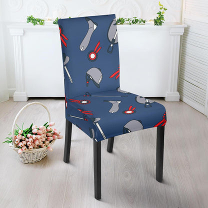 Equestrian Equipment Background Dinning Chair Slipper-JTAMIGO.COM