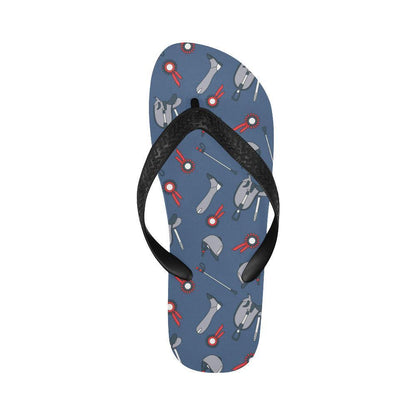 Equestrian Equipment Background Flip Flops-JTAMIGO.COM
