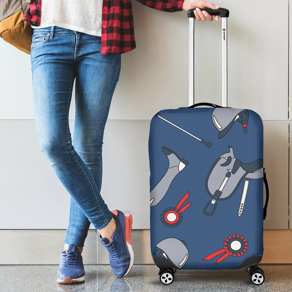 Equestrian Equipment Background Luggage Cover Protector