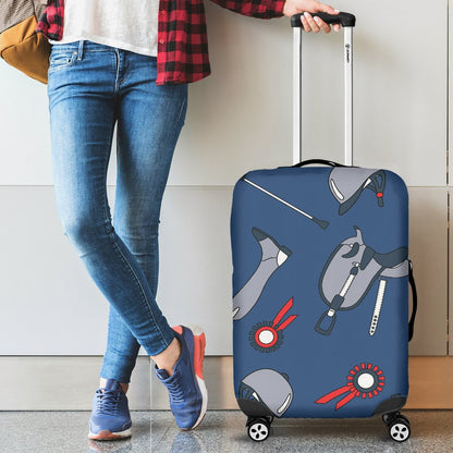 Equestrian Equipment Background Luggage Cover Protector