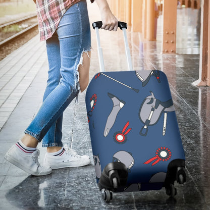 Equestrian Equipment Background Luggage Cover Protector