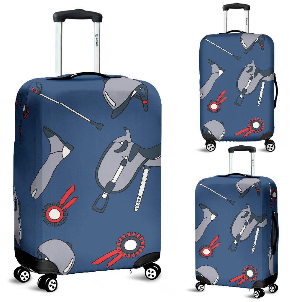 Equestrian Equipment Background Luggage Cover Protector