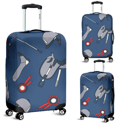 Equestrian Equipment Background Luggage Cover Protector