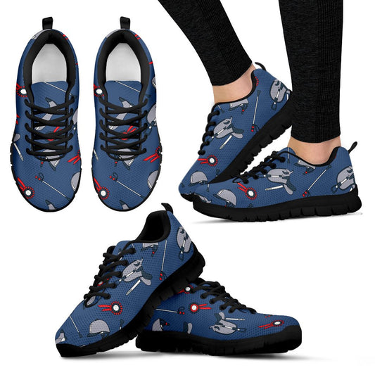 Equestrian Equipment Background Women Sneakers Shoes