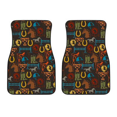 Equestrian Equipment Horse Colorful Car Floor Mats