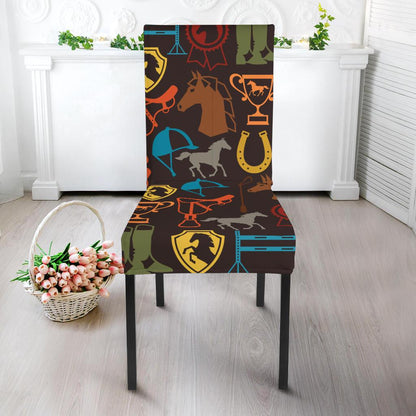 Equestrian Equipment Horse Colorful Dinning Chair Slipper-JTAMIGO.COM
