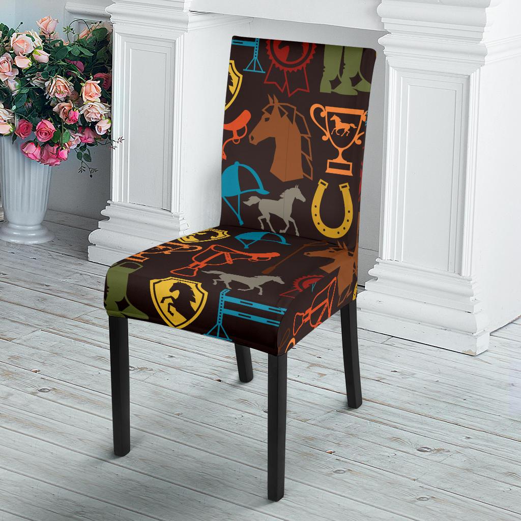 Equestrian Equipment Horse Colorful Dinning Chair Slipper-JTAMIGO.COM