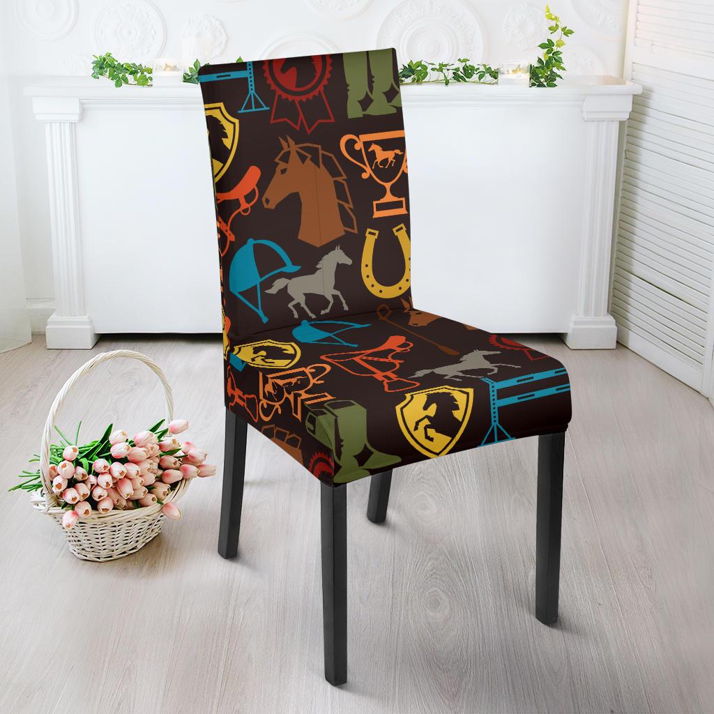 Equestrian Equipment Horse Colorful Dinning Chair Slipper-JTAMIGO.COM