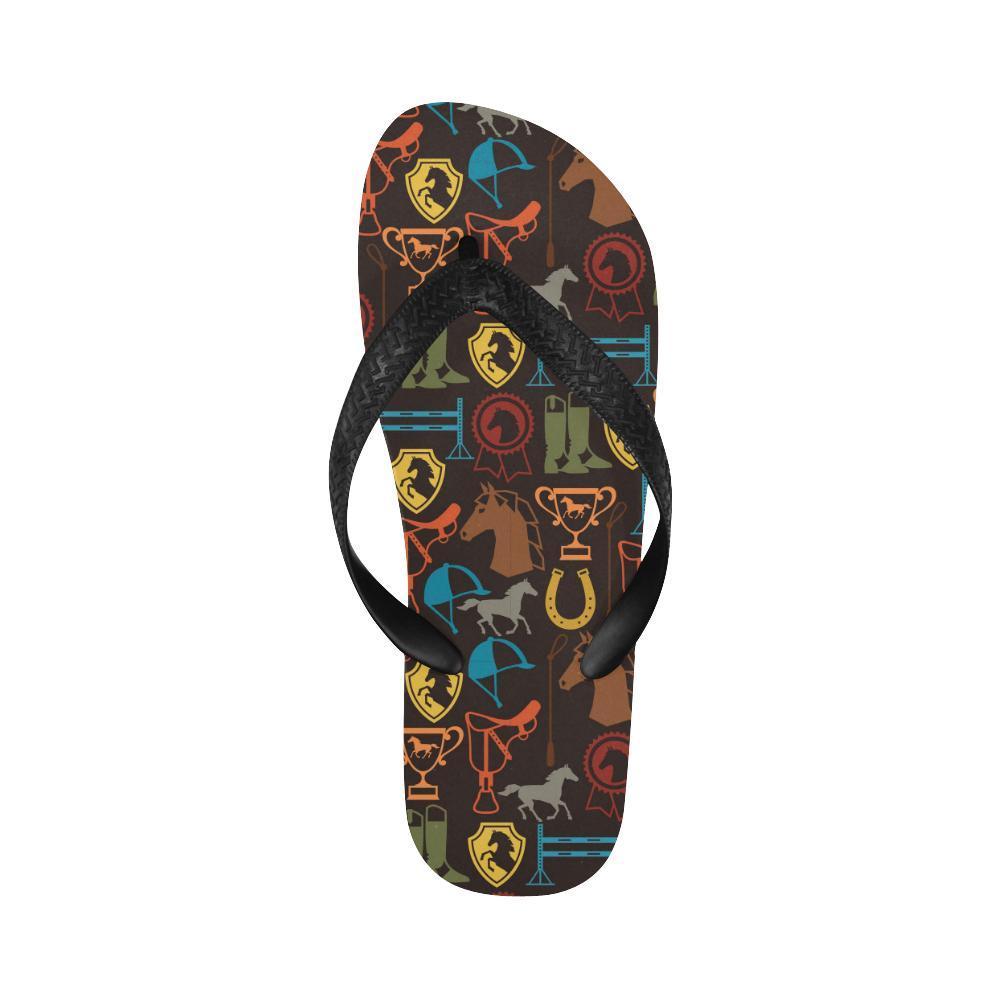 Equestrian Equipment Horse Colorful Flip Flops-JTAMIGO.COM