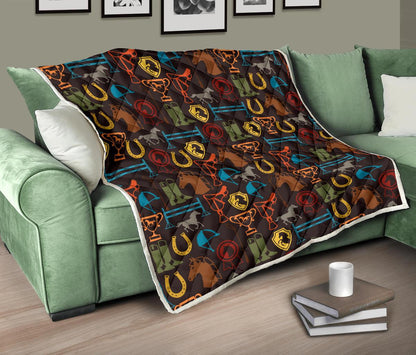 Equestrian Equipment Horse Colorful Premium Quilt-JTAMIGO.COM