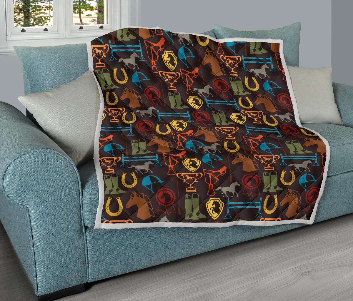 Equestrian Equipment Horse Colorful Premium Quilt-JTAMIGO.COM