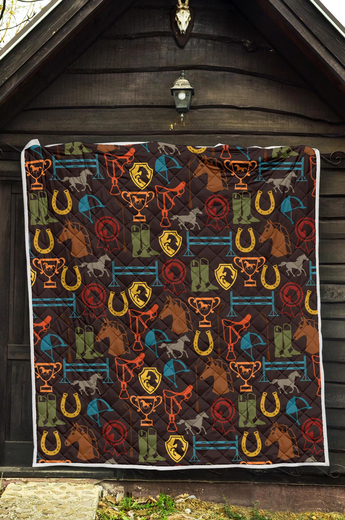 Equestrian Equipment Horse Colorful Premium Quilt-JTAMIGO.COM