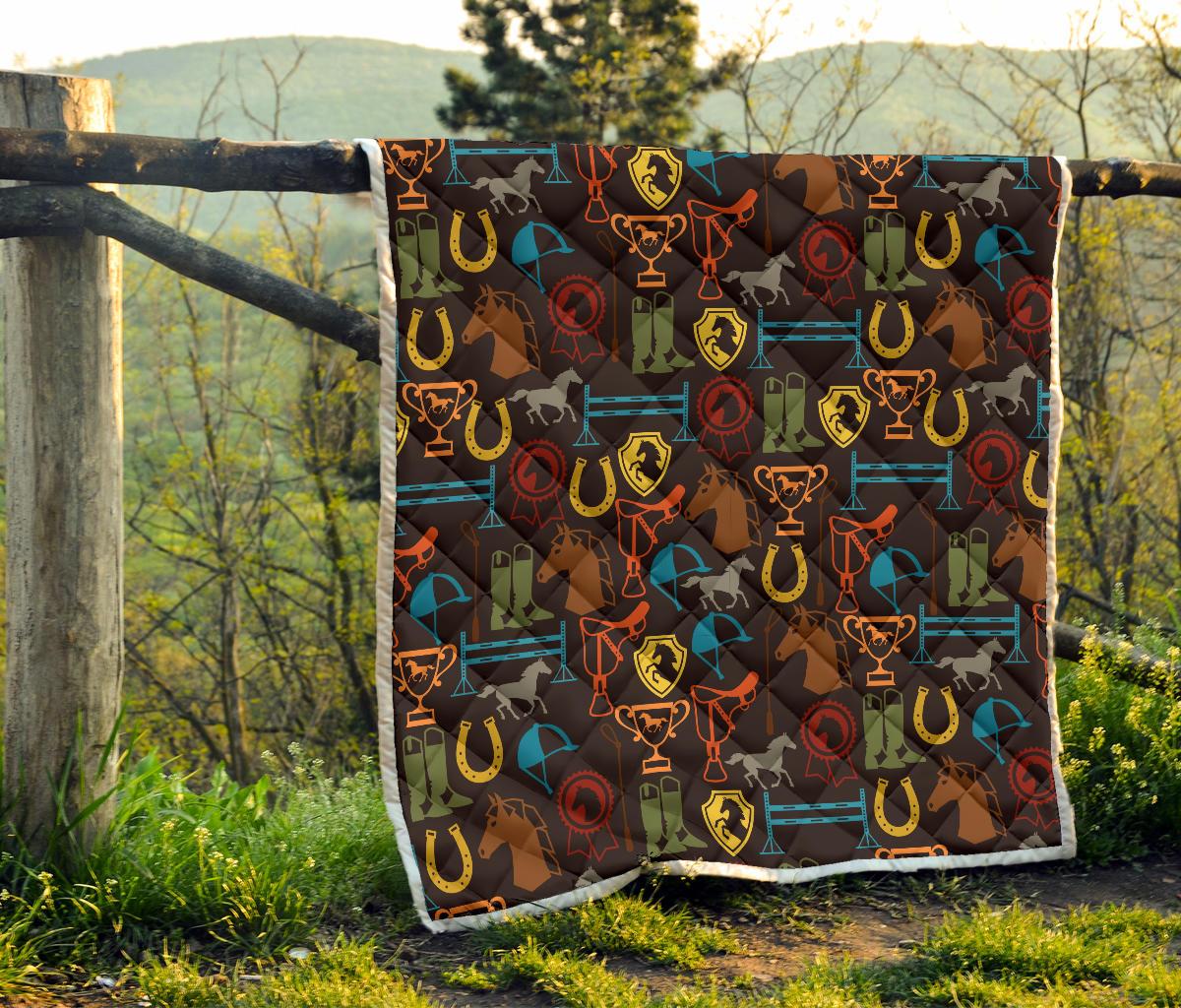 Equestrian Equipment Horse Colorful Premium Quilt-JTAMIGO.COM