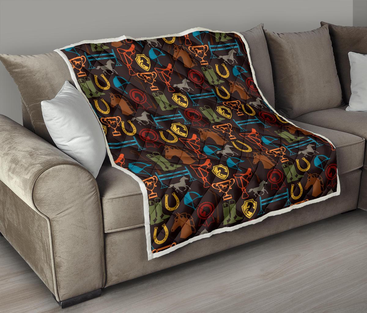 Equestrian Equipment Horse Colorful Premium Quilt-JTAMIGO.COM