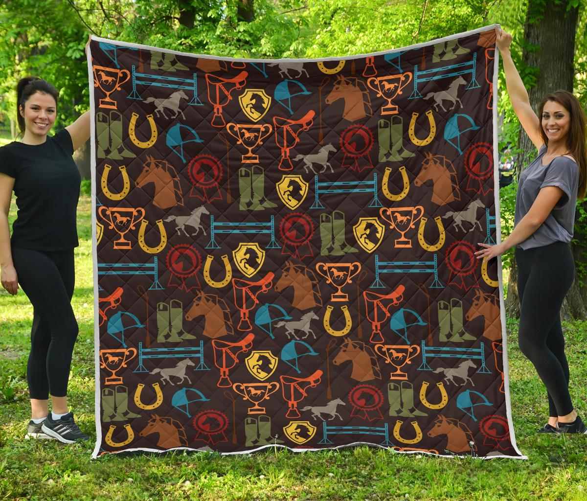Equestrian Equipment Horse Colorful Premium Quilt-JTAMIGO.COM