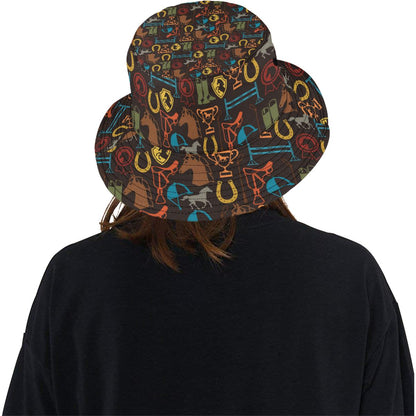 Equestrian Equipment Horse Colorful Unisex Bucket Hat