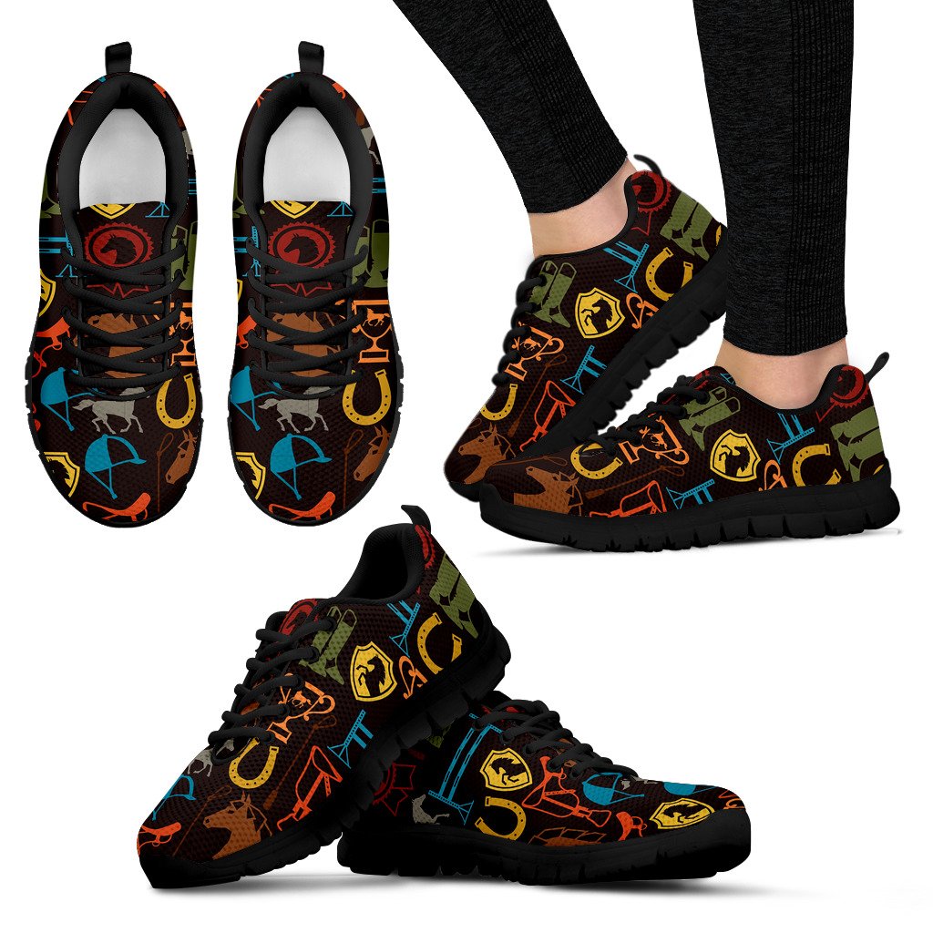 Equestrian Equipment Horse Colorful Women Sneakers Shoes
