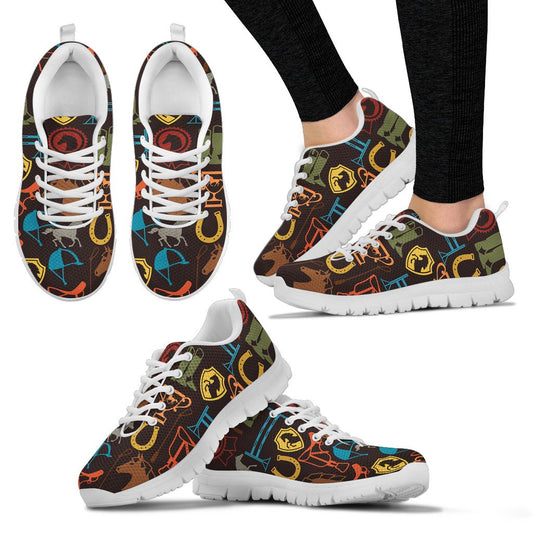 Equestrian Equipment Horse Colorful Women Sneakers Shoes