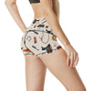 Equestrian Equipment Print Pattern High Waisted Spandex Shorts-JTAMIGO.COM