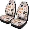Equestrian Equipment Print Pattern Universal Fit Car Seat Covers