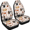 Equestrian Equipment Print Pattern Universal Fit Car Seat Covers