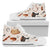 Equestrian Equipment Print Pattern Women High Top Shoes