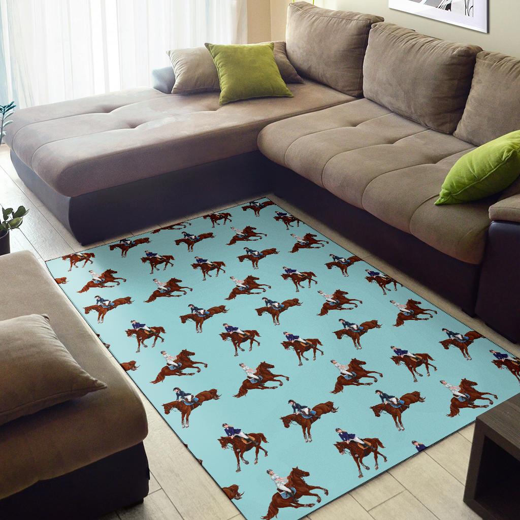 Equestrian Horse Riding Area Rugs-JTAMIGO.COM