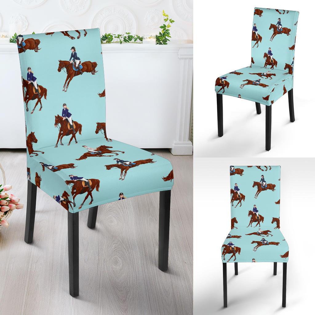 Equestrian Horse Riding Dinning Chair Slipper-JTAMIGO.COM