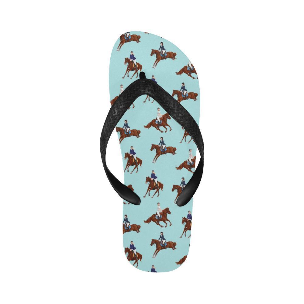 Equestrian Horse Riding Flip Flops-JTAMIGO.COM