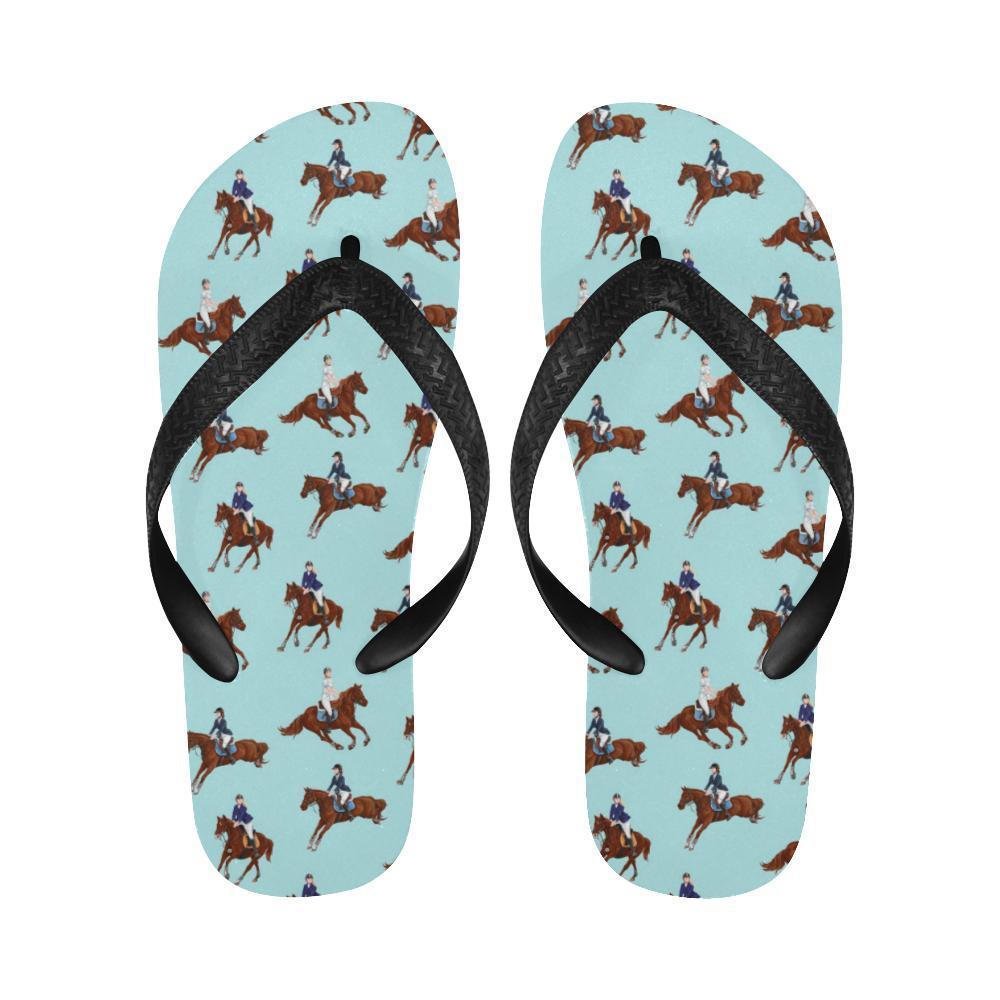 Equestrian Horse Riding Flip Flops-JTAMIGO.COM