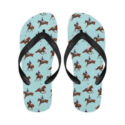 Equestrian Horse Riding Flip Flops-JTAMIGO.COM