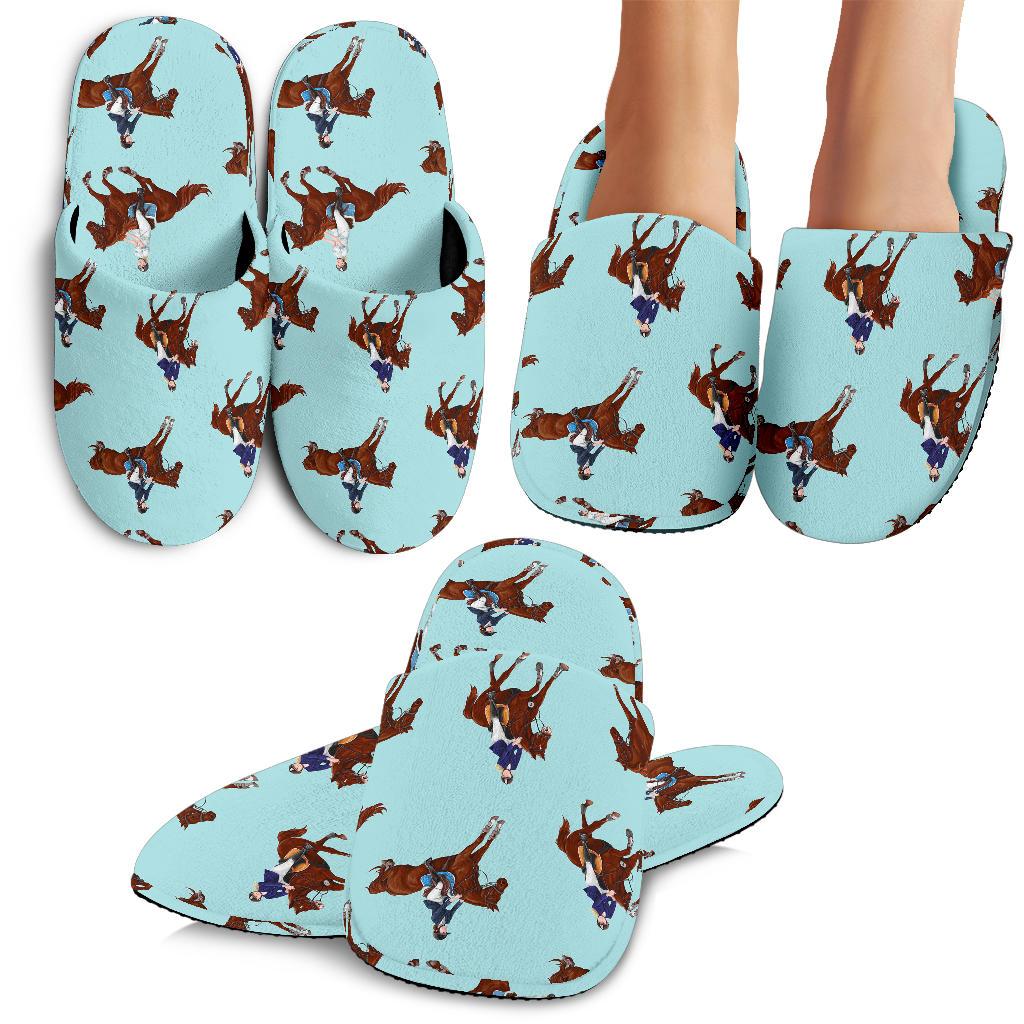 Equestrian Horse Riding House Slippers