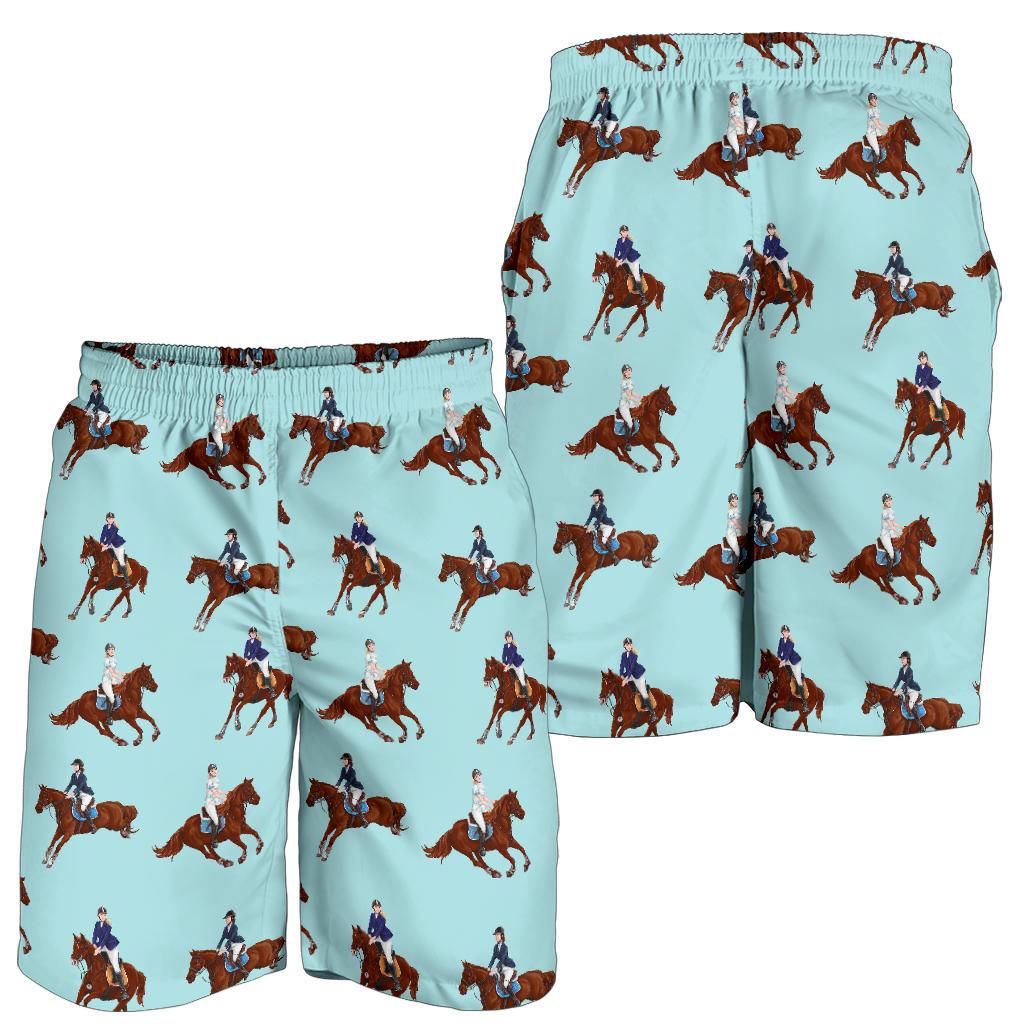Equestrian Horse Riding Mens Shorts-JTAMIGO.COM