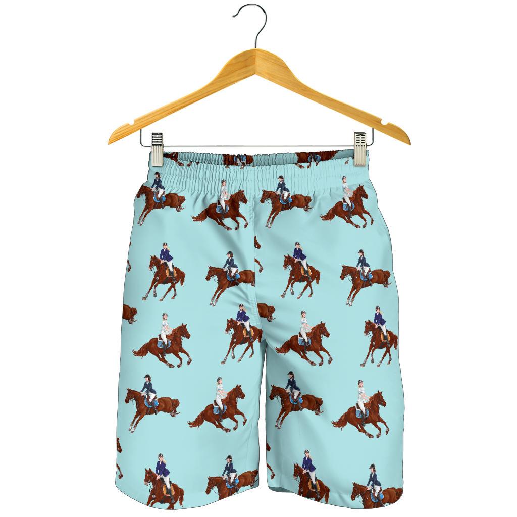 Equestrian Horse Riding Mens Shorts-JTAMIGO.COM