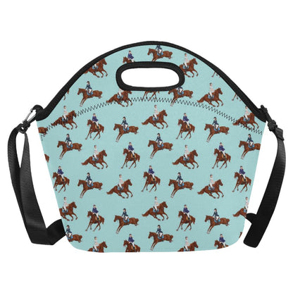 Equestrian Horse Riding Neoprene Lunch Bag (Model 1669)(Large)-JTAMIGO.COM