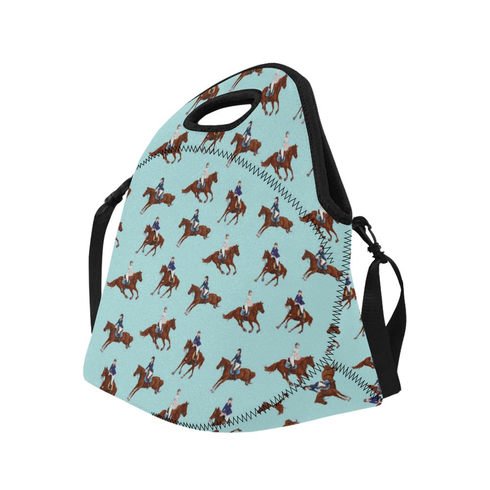 Equestrian Horse Riding Neoprene Lunch Bag (Model 1669)(Large)-JTAMIGO.COM