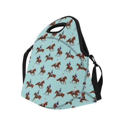 Equestrian Horse Riding Neoprene Lunch Bag (Model 1669)(Large)-JTAMIGO.COM