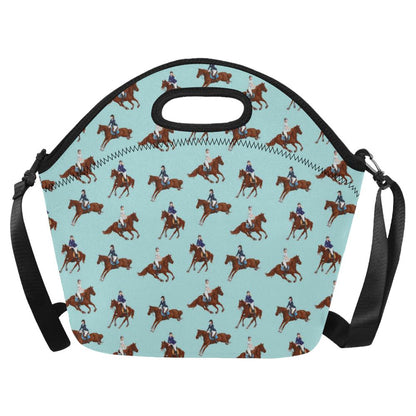 Equestrian Horse Riding Neoprene Lunch Bag (Model 1669)(Large)-JTAMIGO.COM