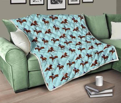 Equestrian Horse Riding Premium Quilt-JTAMIGO.COM