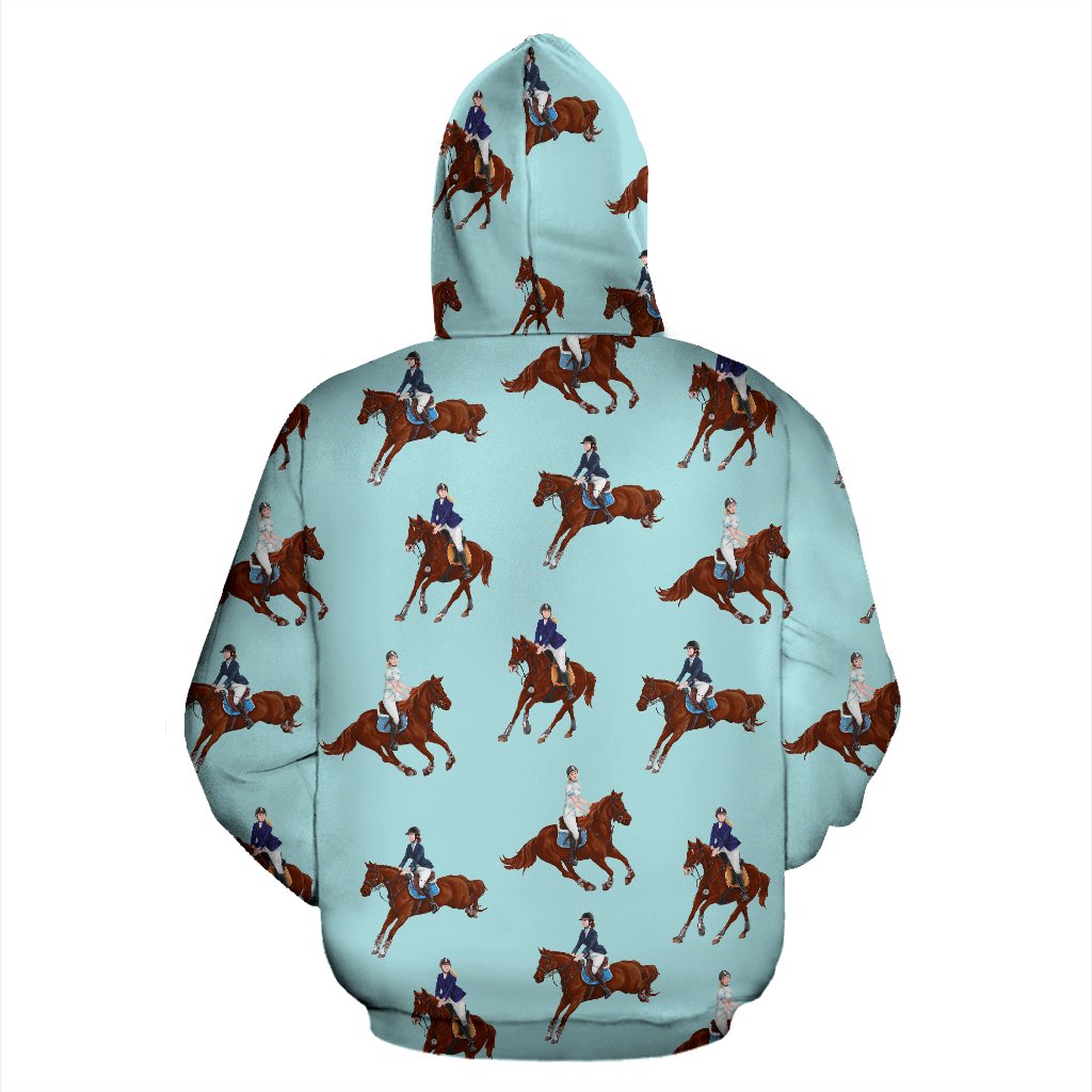 Equestrian Horse Riding Pullover Hoodie