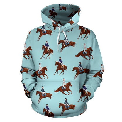 Equestrian Horse Riding Pullover Hoodie