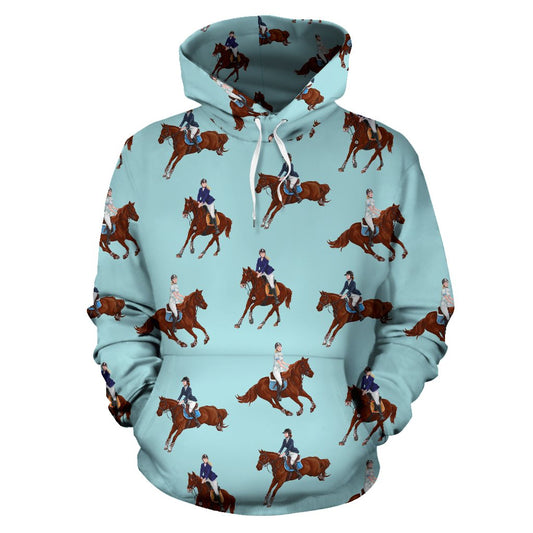 Equestrian Horse Riding Pullover Hoodie