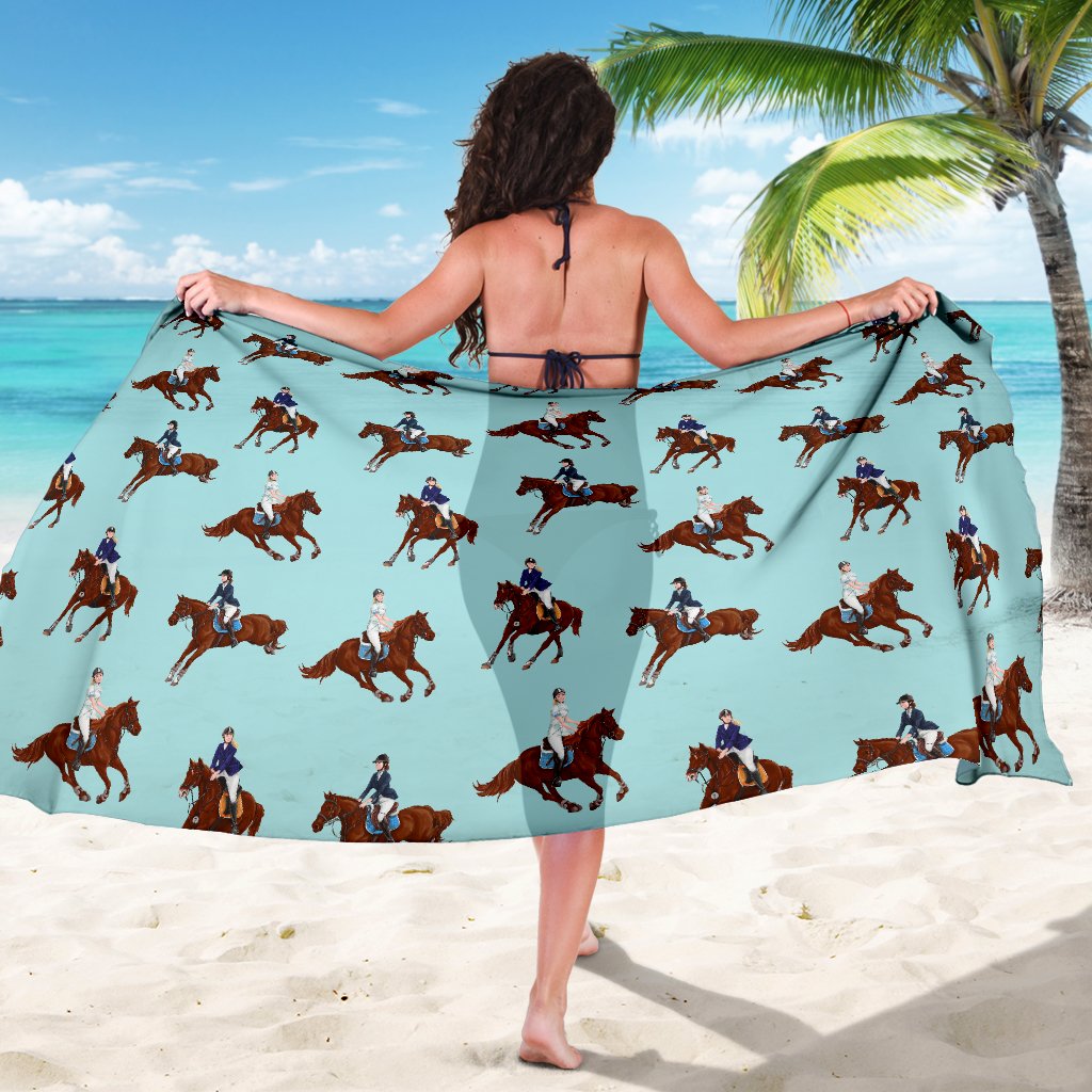 Equestrian Horse Riding Sarong Pareo Wrap