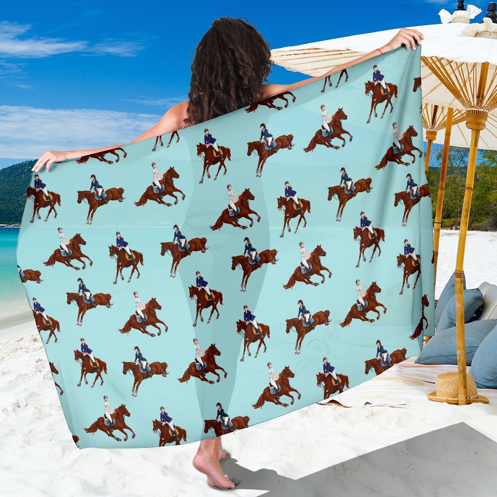 Equestrian Horse Riding Sarong Pareo Wrap