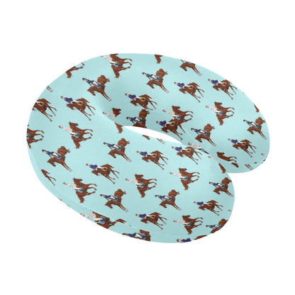 Equestrian Horse Riding U-Shaped Travel Neck Pillow-JTAMIGO.COM