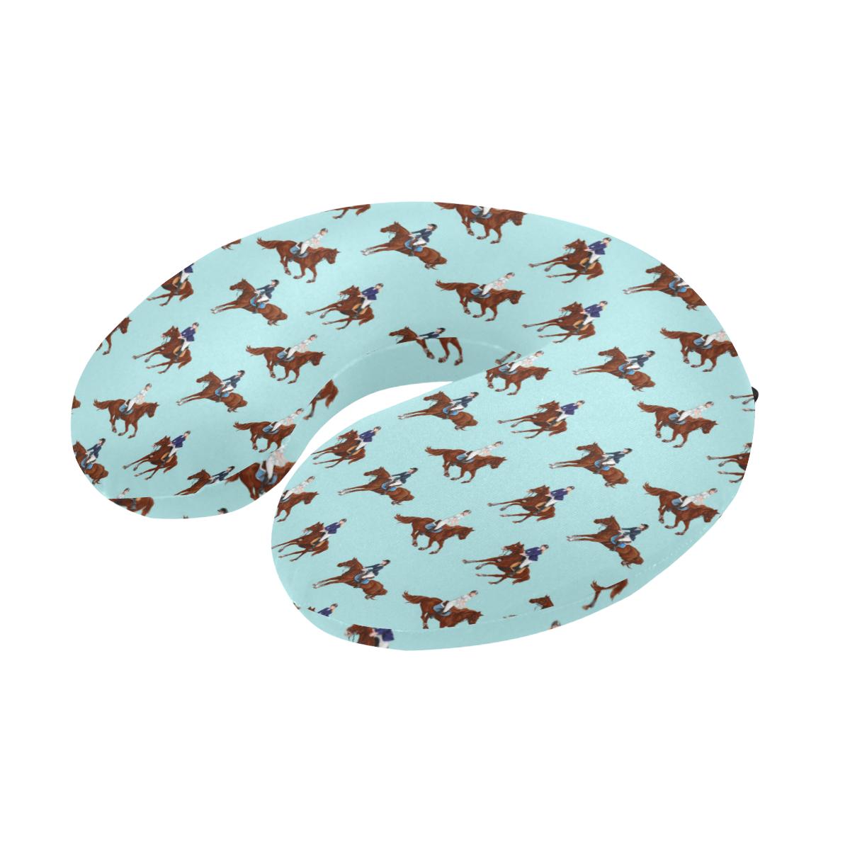 Equestrian Horse Riding U-Shaped Travel Neck Pillow-JTAMIGO.COM