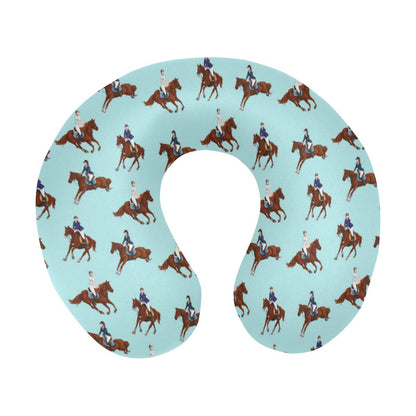 Equestrian Horse Riding U-Shaped Travel Neck Pillow-JTAMIGO.COM