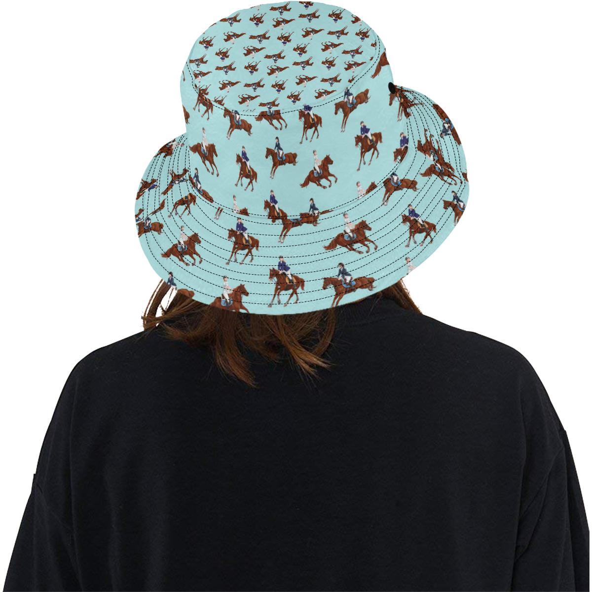 Equestrian Horse Riding Unisex Bucket Hat